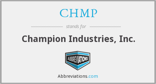 Champion Industries Logo - CHMP Industries, Inc