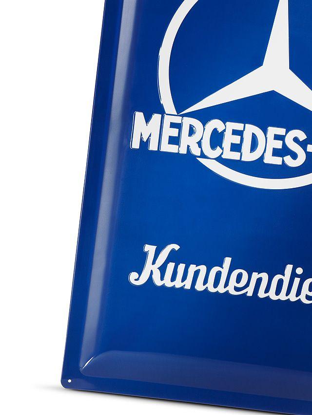 Blue Mercedes Logo - Metal Tag, Blue MB Logo Mercedes & Smart Car Parts
