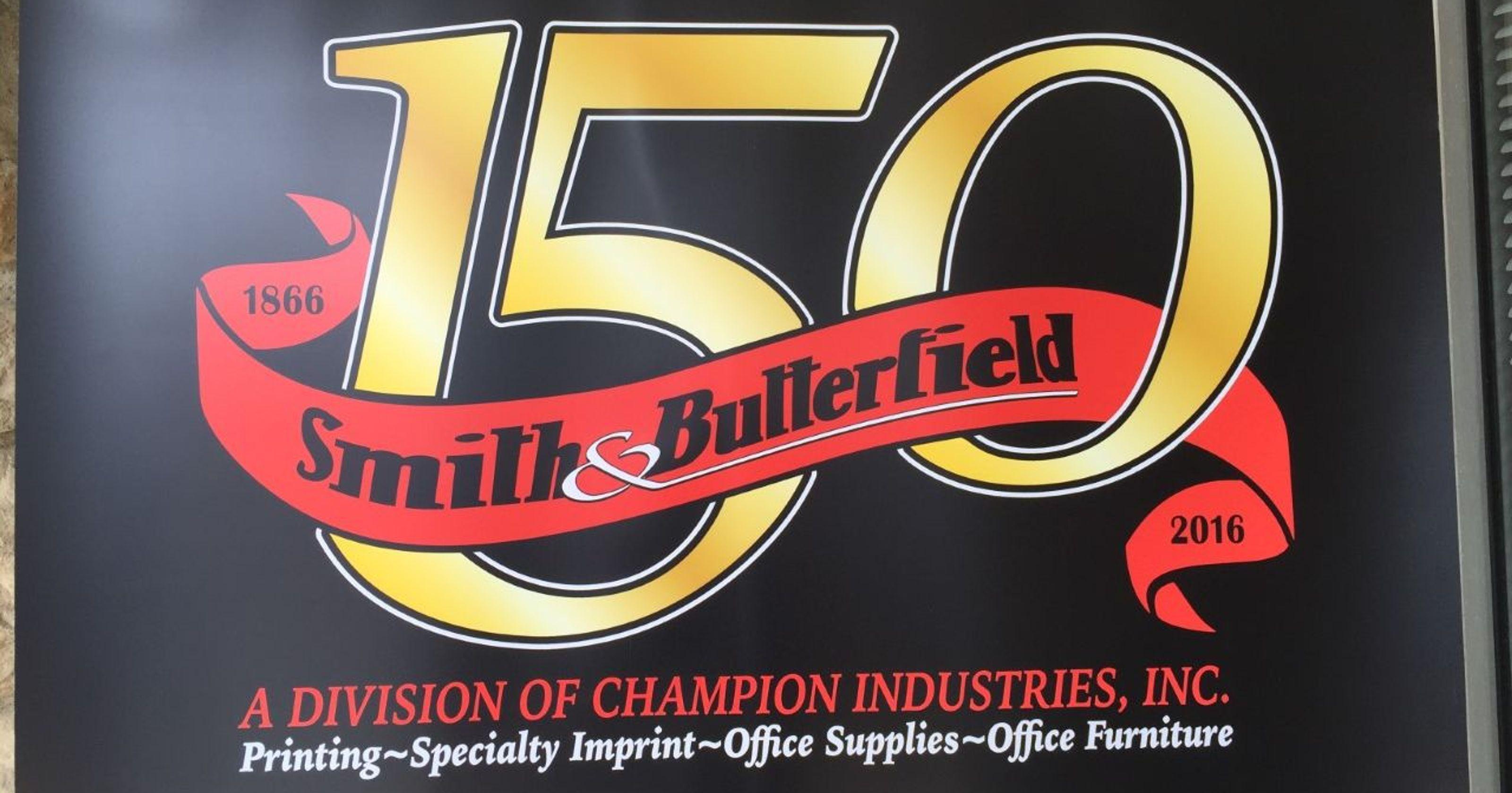 Champion Industries Logo - Smith & Butterfield celebrates 150 years