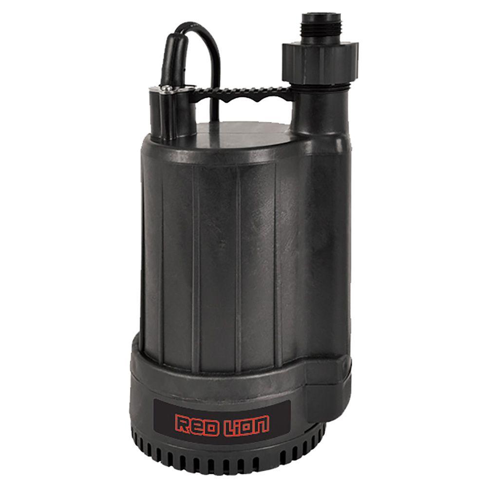 Red Lion Water Logo - Red Lion 1/4 HP 2250 GPH 115V Automatic Operation Multi-Purpose ...