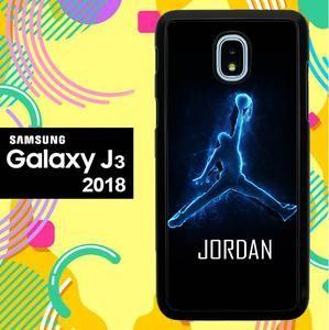 Neon Jordan Logo - Air Jordan Logo Neon X4182 Samsung Galaxy J3 2018, J3V J3 V 3rd Gen ...