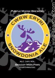 Purple Moose Logo - NV Purple Moose Brewery Snowdonia Golden Ale Beer | tasting notes ...