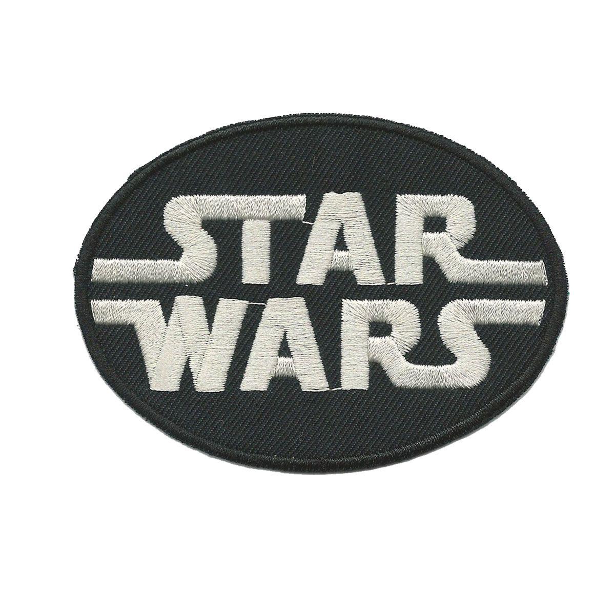 Star in Oval Logo - Star Wars Oval Logo Iron on Patch Applique