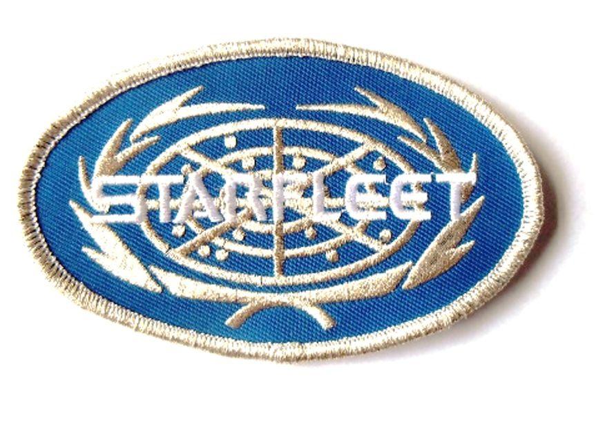 Star in Oval Logo - Star Trek Starfleet Oval Logo 10cm Patch
