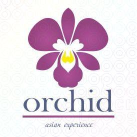 Orchid Logo - orchid (stock). logo design. Logos, Logo design