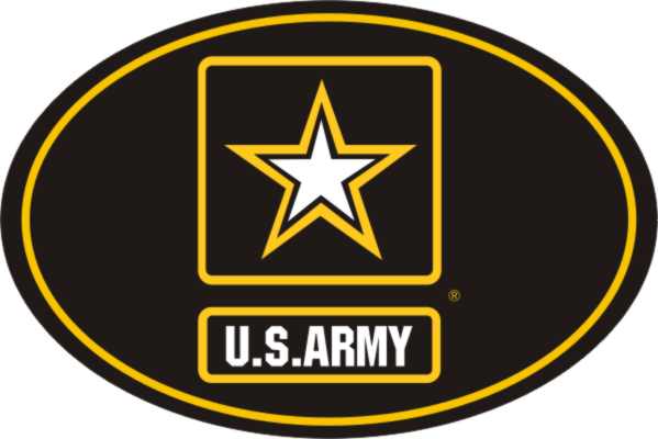 Star in Oval Logo - US Army Star Logo Oval Euro Style Decal | North Bay Listings