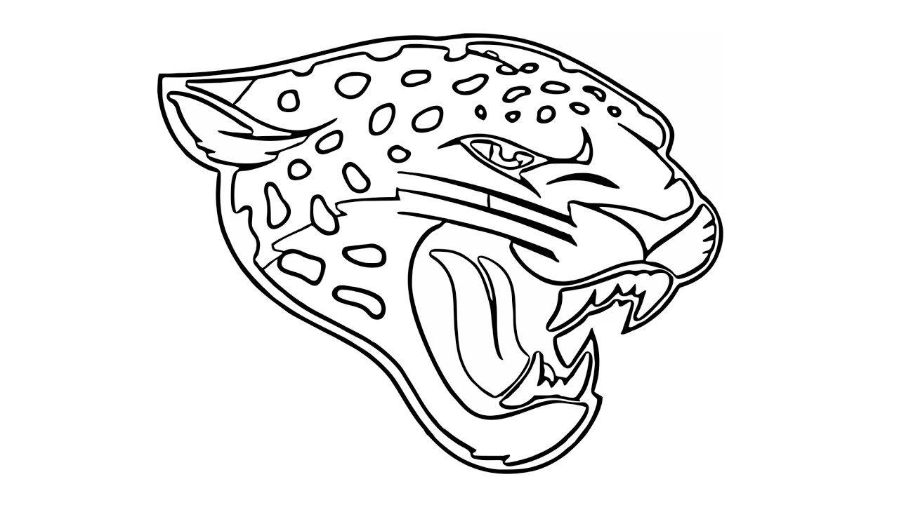 Jaguar Head Logo - How to Draw the Jacksonville Jaguars Logo - YouTube