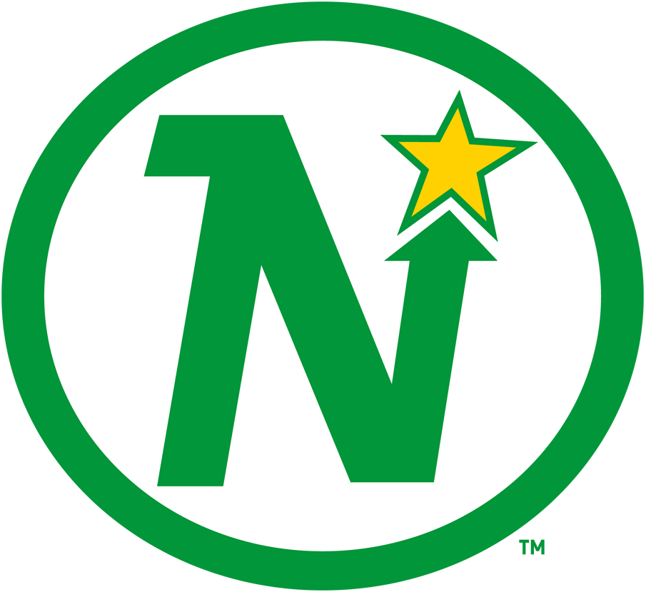 Star in Oval Logo - Minnesota North Stars Primary Logo Hockey League NHL