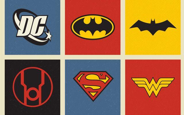 DC Comics Superhero Logo - Free Retro DC Comics Vector Logo Icons