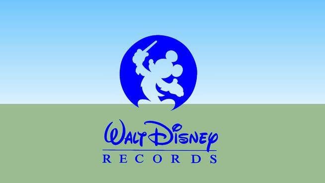 Walt Disney Records Blue Logo - Walt Disney Records Logo | 3D Warehouse