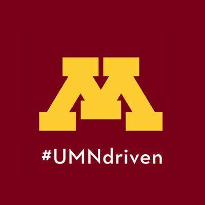 Feathered U Logo - University of Minnesota in the work