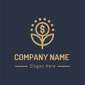 Yellow Flower Looking Company Logo - Free Flower Logo Designs. DesignEvo Logo Maker