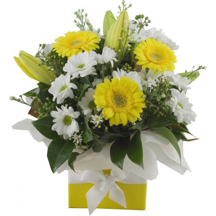 Yellow Flower Looking Company Logo - Ray of Sunshine yellow flower arrangement | The Flower Company
