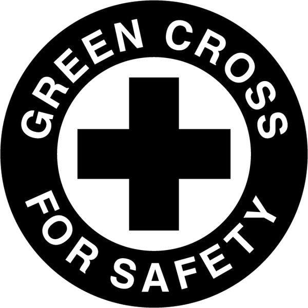 Green Cross for Safety Logo - Green cross for safety Free vector in Encapsulated PostScript eps ...