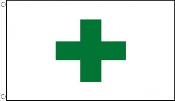 Green Cross for Safety Logo - GREEN CROSS FLAG 5' x 3' World First Aid Health Care Safety Medical ...