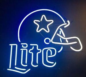 Miller Lite Logo - New Dallas Cowboys Miller Lite Logo Beer Wall Decor Neon Sign 24