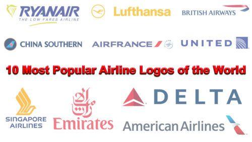 Airline with Gold Harp Logo - 10 Most Popular Airline Logos of the World