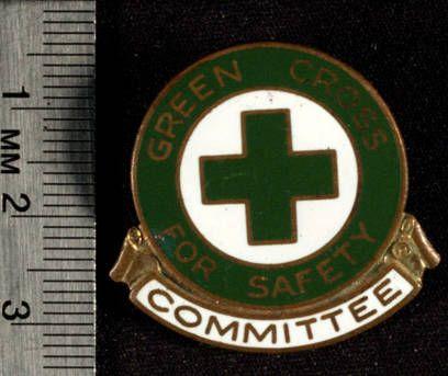 Green Cross for Safety Logo - Military Realia / Artifact: Green Cross for safety... | Pritzker ...