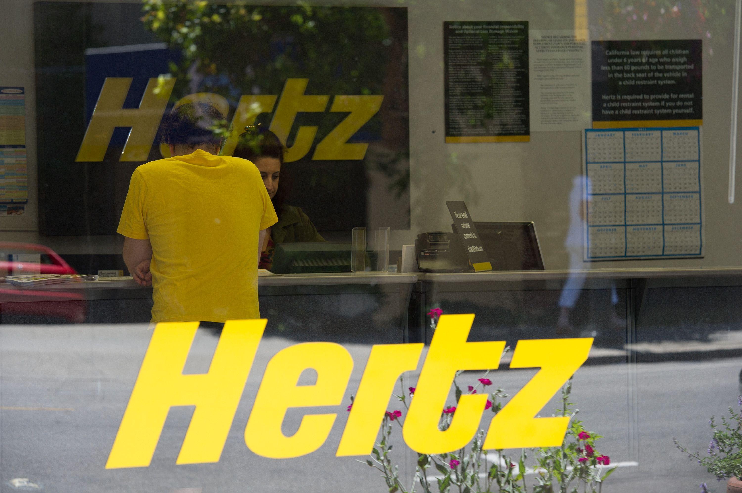 Hertz Corporation Logo - Rental Car Giant Hertz Just Inked a Deal With Uber and Lyft | Fortune
