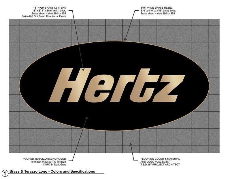 Hertz Corporation Logo - Signage & Wayfinding