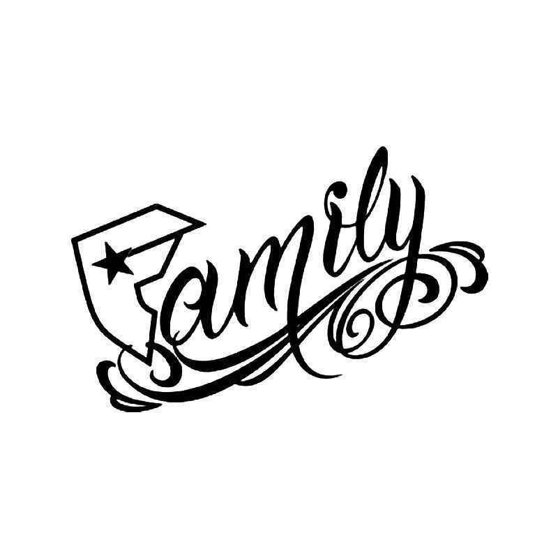 Famous Family Logo - Famous Family Logo 1 Vinyl Sticker