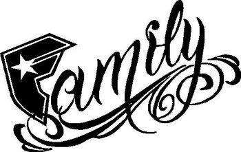 Famous Family Logo - Famous logo, Family, Vinyl cut decal