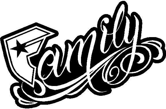 Famous Family Logo - FAMOUS FAMILY DECAL / STICKER EN
