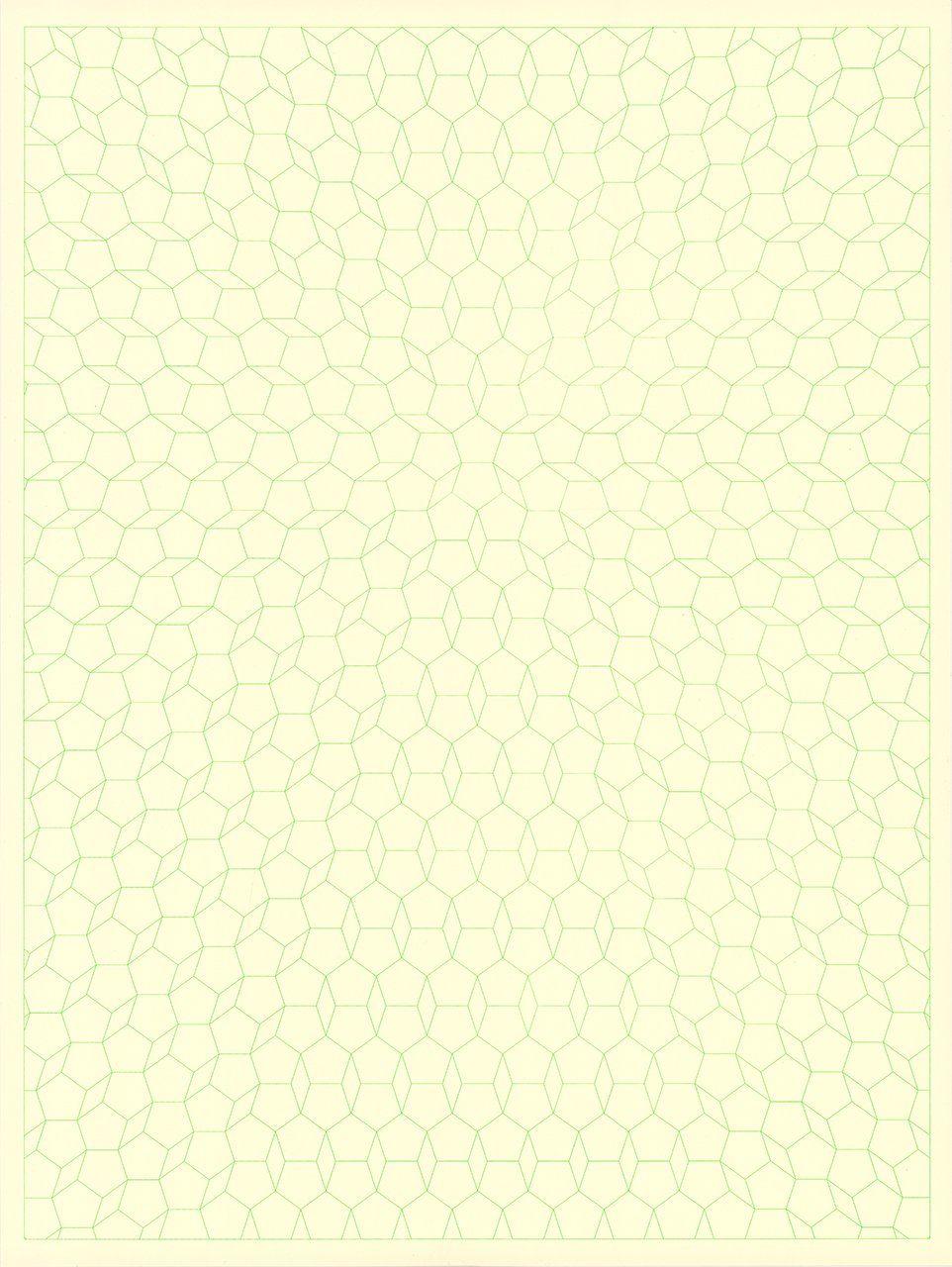 Yellow and Green Pentagon Logo - Green Pentagon Graph Paper