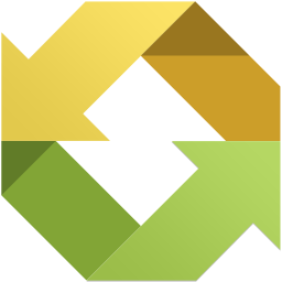 Yellow and Green Pentagon Logo - Refresh icon | Myiconfinder