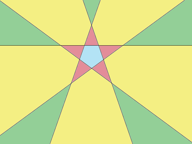 Yellow and Green Pentagon Logo - Puzzles/Statistical puzzles/The Pentagon/Solution - Wikibooks, open ...