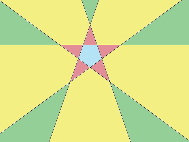 Yellow and Green Pentagon Logo - Puzzles Statistical Puzzles The Pentagon Solution, Open