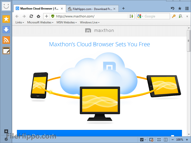 Maxthon Logo - Download Maxthon Cloud Browser 5.2.5.3000 - FileHippo.com