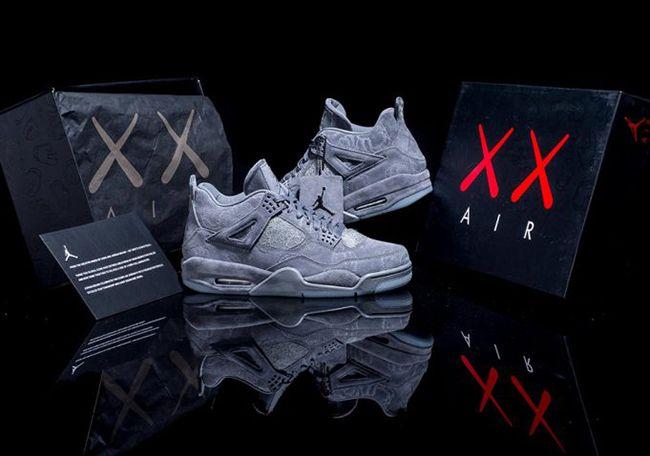 Kaws and Jordan Logo - KAWS Air Jordan 4 Cool Grey 930155-003 Release Info | SneakerFiles