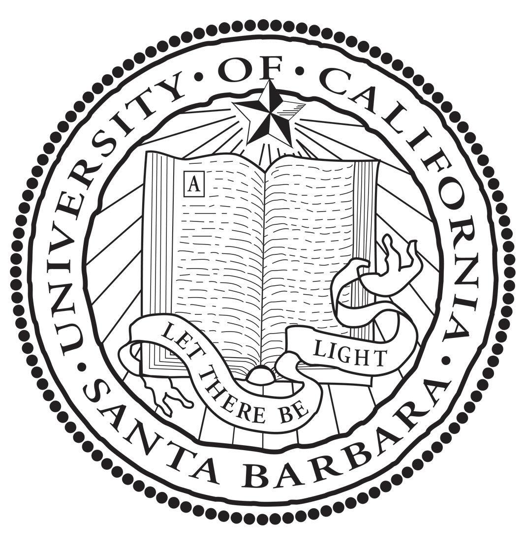 Seal Black and White Logo - University Marks. UC Santa Barbara