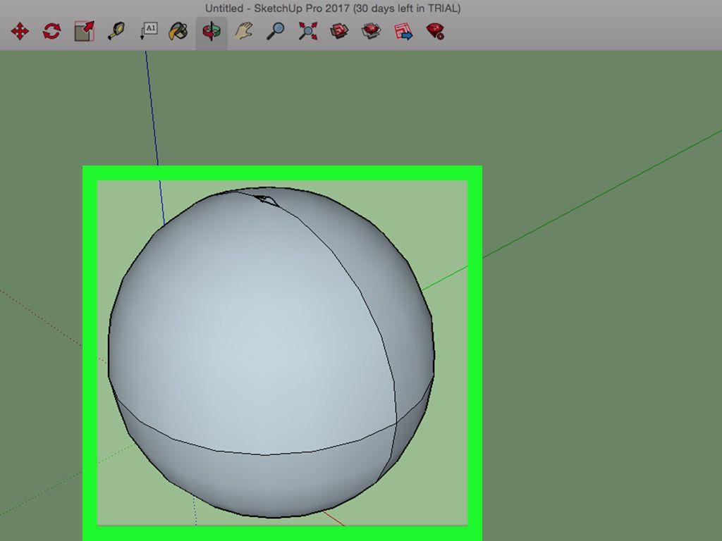 Circle Sphere Logo - How to Make a Sphere in SketchUp (with Pictures) - wikiHow