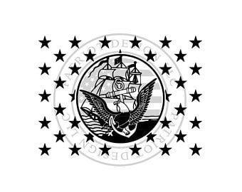 Seal Black and White Logo - Navy seal | Etsy
