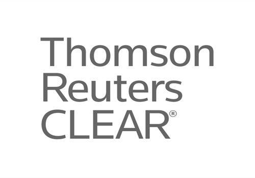 Reuters Clear Logo - CLEAR: The Complete Solution for Law Enforcement Investigations