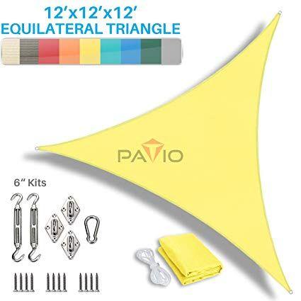 Patio Paradise Logo - Amazon.com : PATIO Paradise 12' x 12' x 12' Sun Shade Sail 6 inch ...