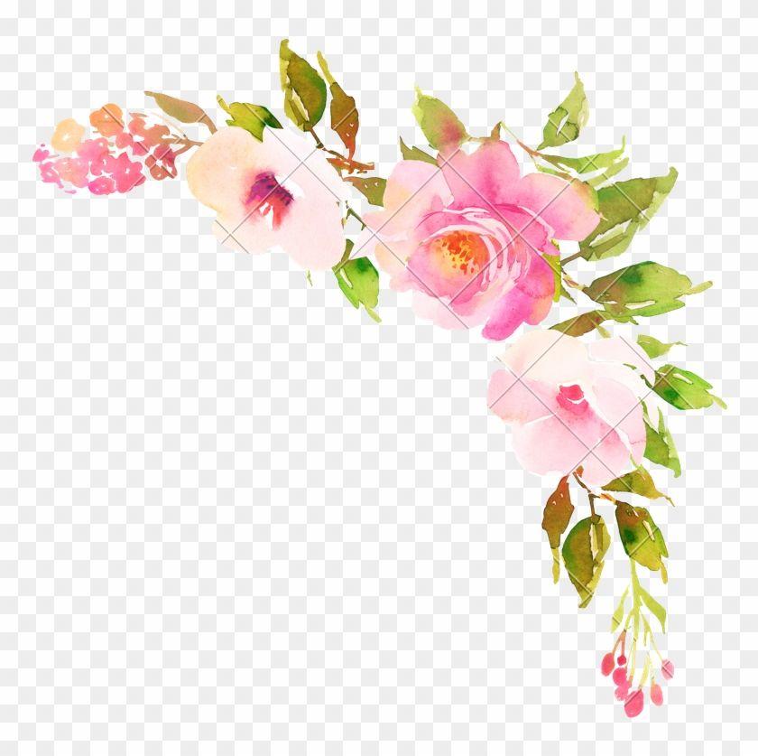 Boho Floral Logo - Flower Bohemian Bouquet With Roses - Boho Flowers Transparent - Free ...