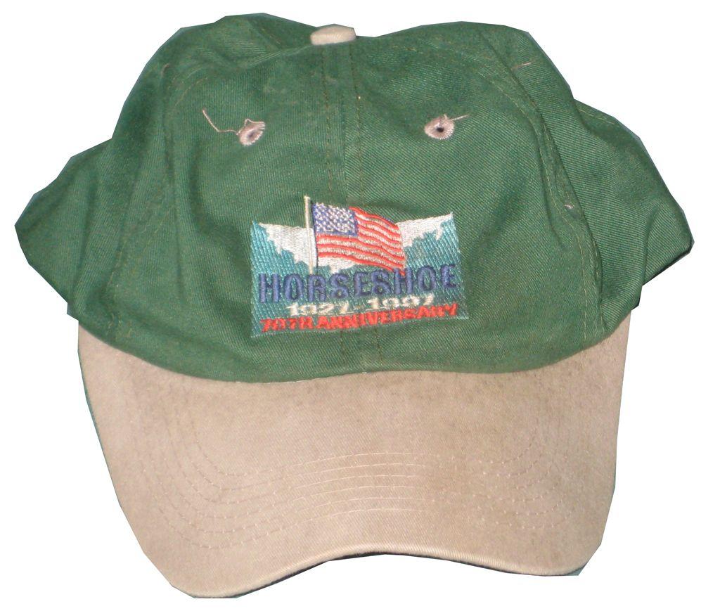 Camp Horseshoe Logo - HSRAA Museum - Camp Staff Hats