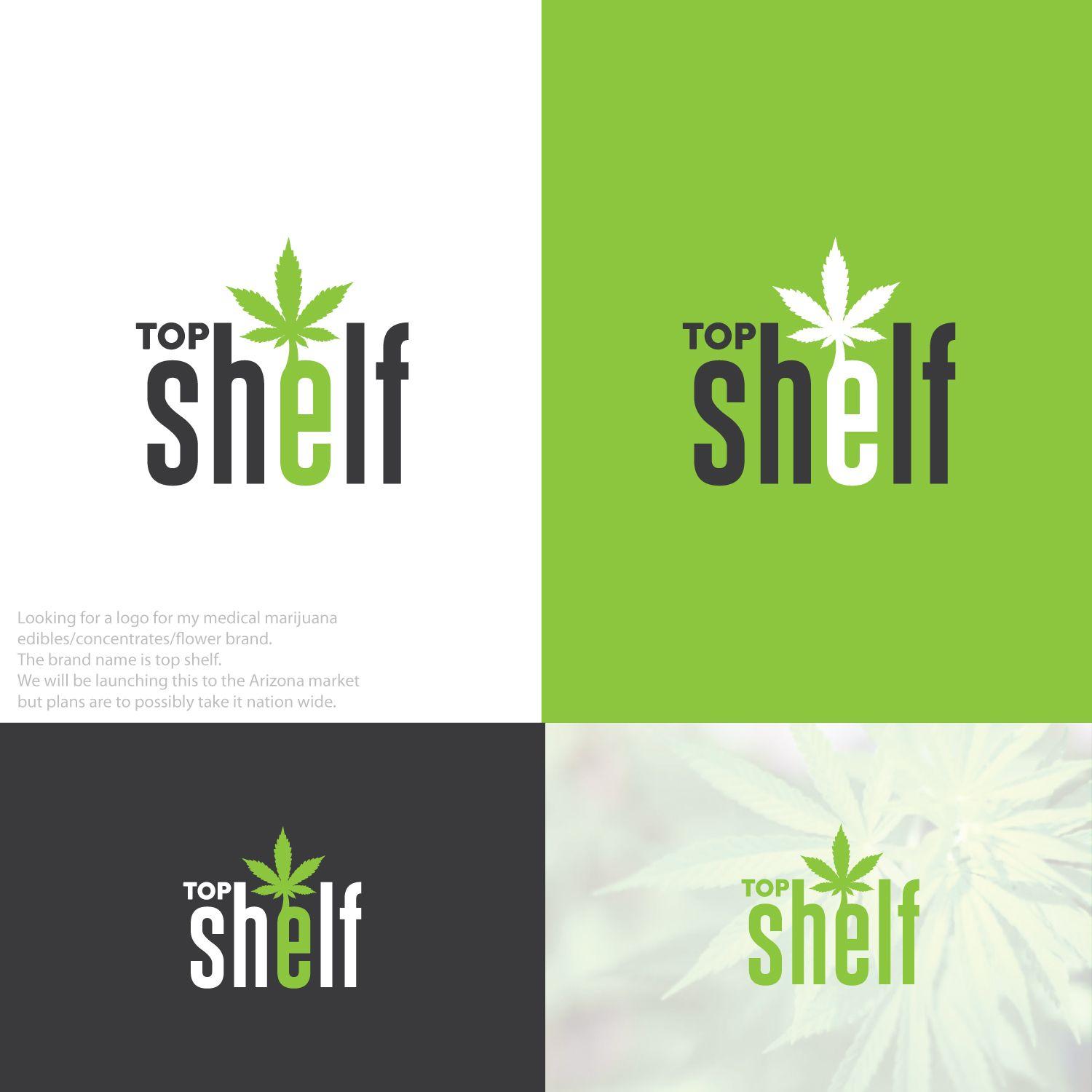 Top Green Logo - 45 Marijuana and Weed Logo Designs for Branding Your Cannabis Business
