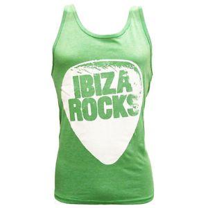Top Green Logo - OFFICIAL Ibiza Rocks Men's Muscle Tank Plectrum Logo Vest Top GREEN ...