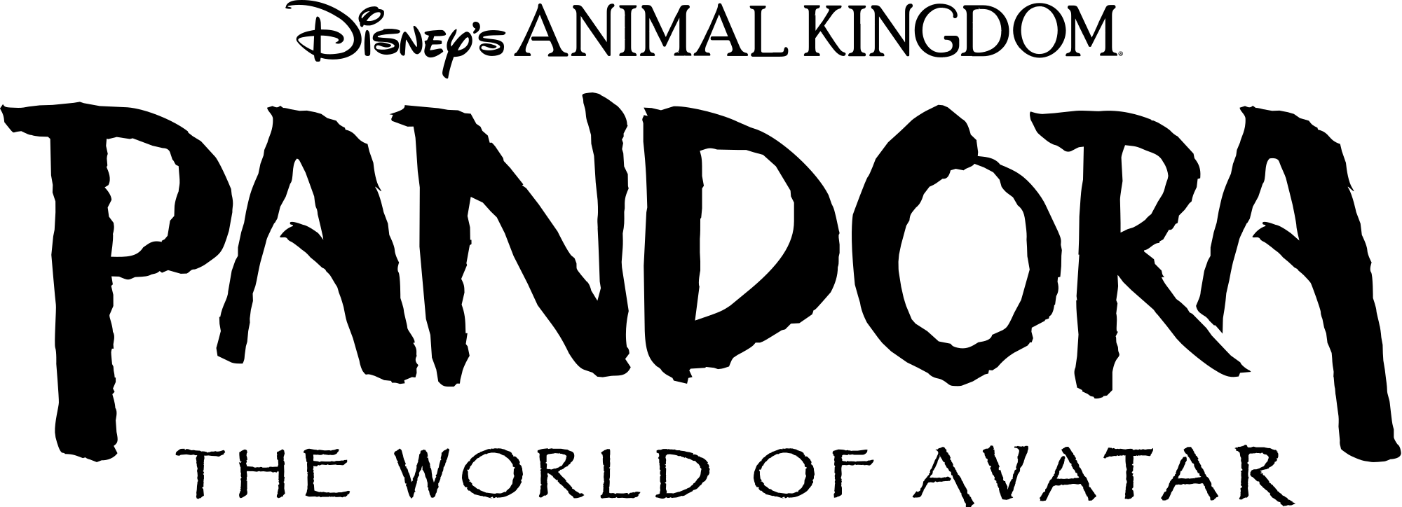 Disney Pandora Logo - File:Pandora logo black with Disney's Animal Kingdom.svg - Wikimedia ...