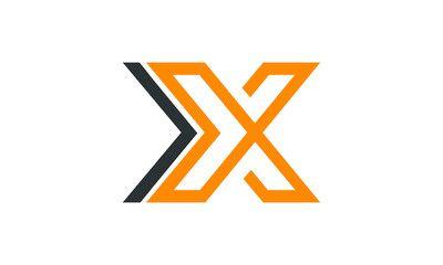 Orange X Logo - x Logo