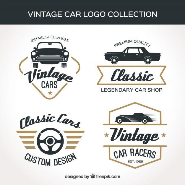 Family Automotive Logo - Vintage car logo collection Vector | Free Download