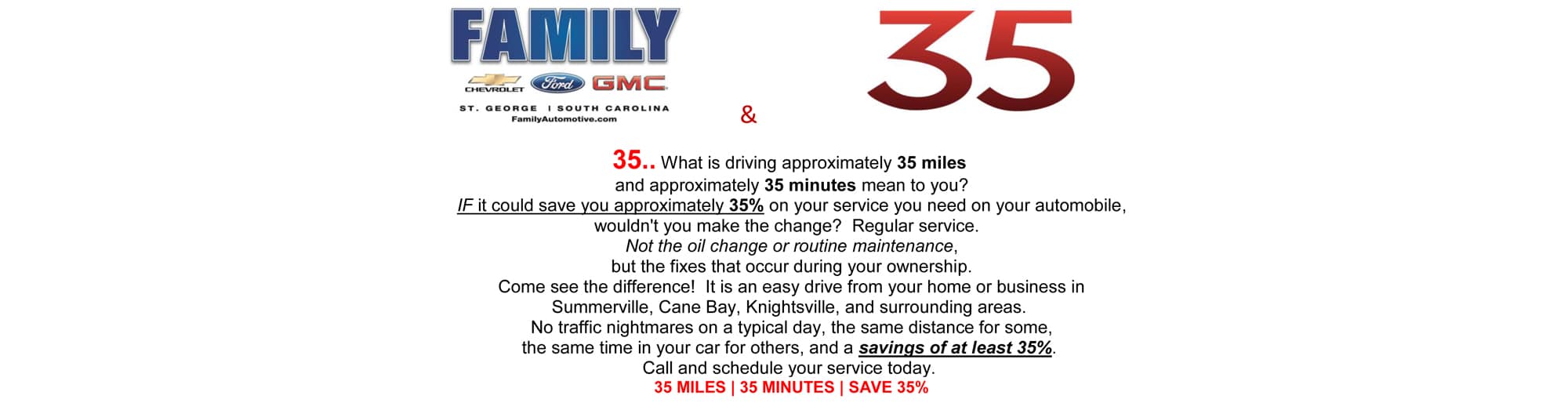 Family Automotive Logo - Family Automotive | Chevrolet, Ford, GMC Dealership in Saint George, SC