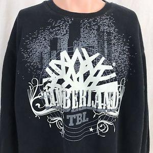 River Tree Logo - Timberland Kennebec River Tree Logo Crewneck Sweatshirt XL Black