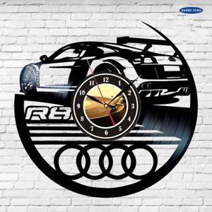 R8 Logo - Audi R8 Logo Vinyl Dick Record Wall Clock Modern Car Art Gift for ...