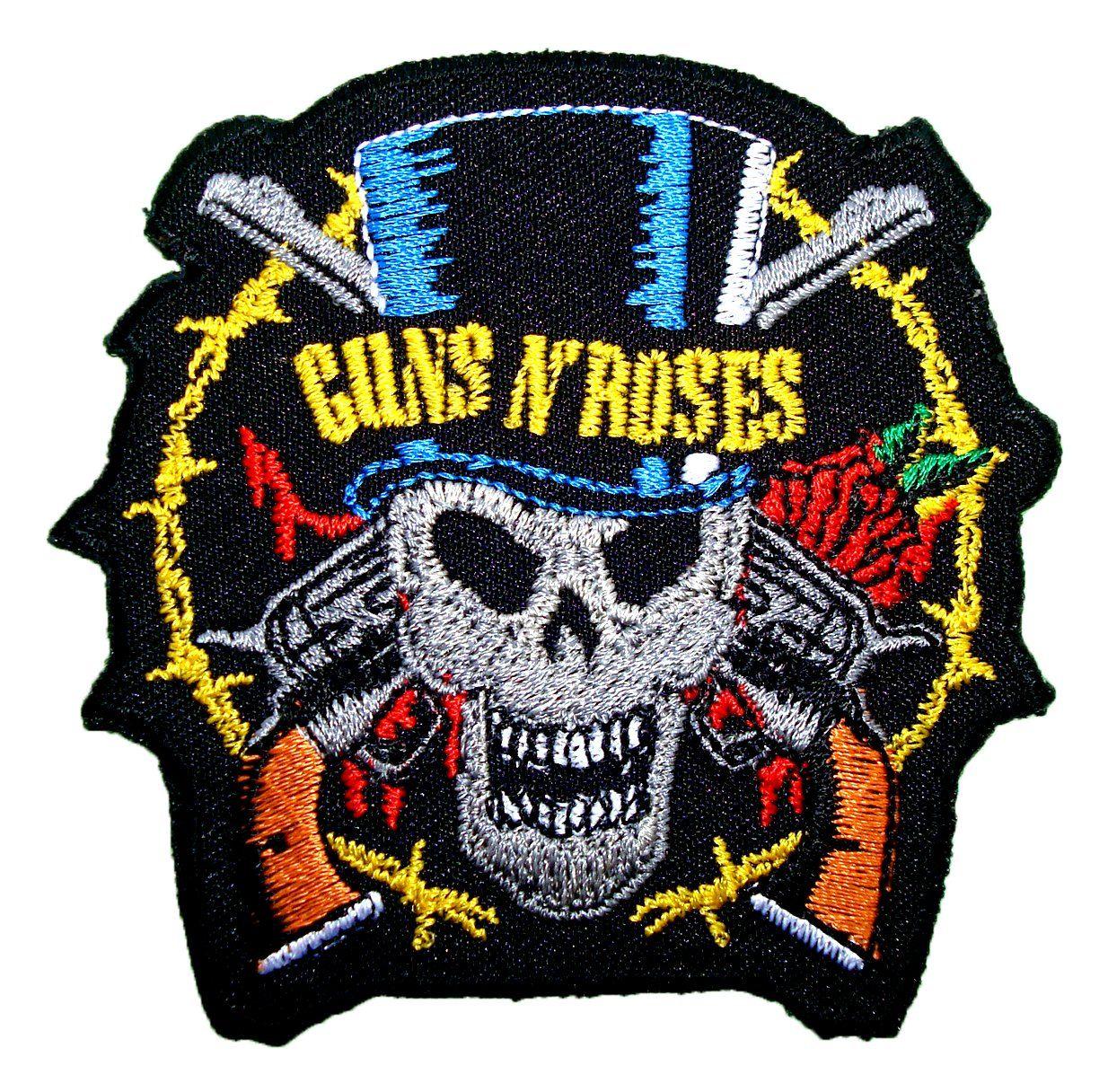 Best Rock Band Logo - Amazon.com: Guns n Roses Rock band Symbol t Shirts MG16 iron on Patches