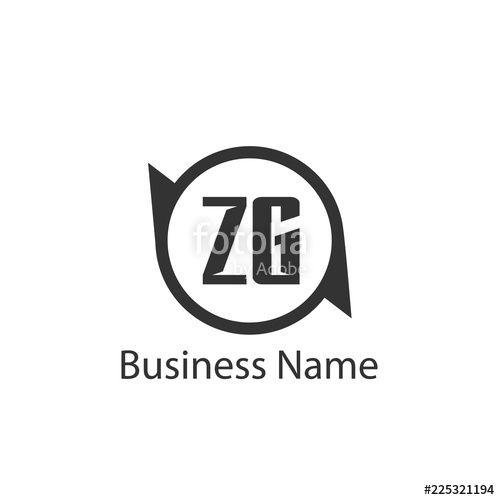 ZG Logo - Initial Letter ZG Logo Template Design